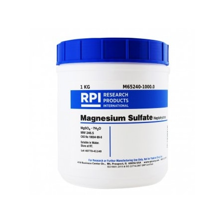 Rpi Magnesium Sulfate Heptahydrate, 1 KG M65240-1000.0